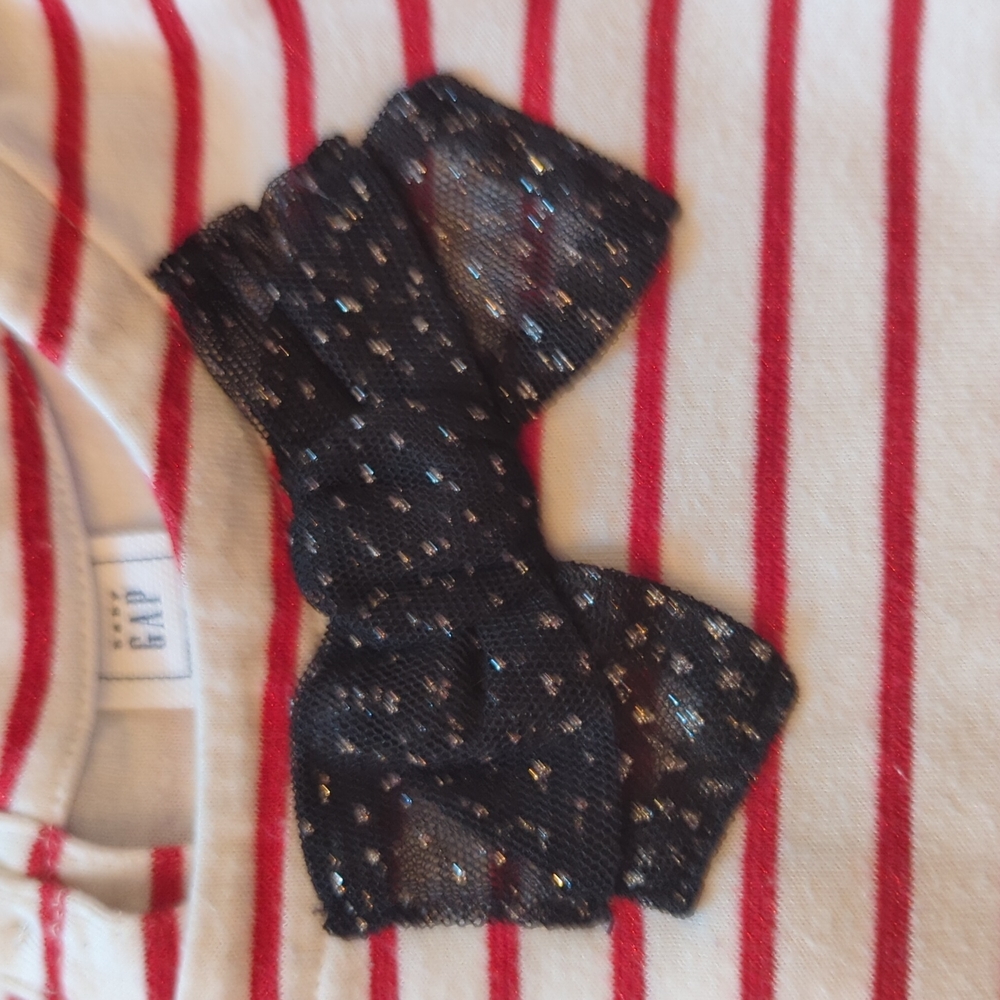 Gap Cotton and Black Tulle Dress, size 4 years - Picture 3 of 10